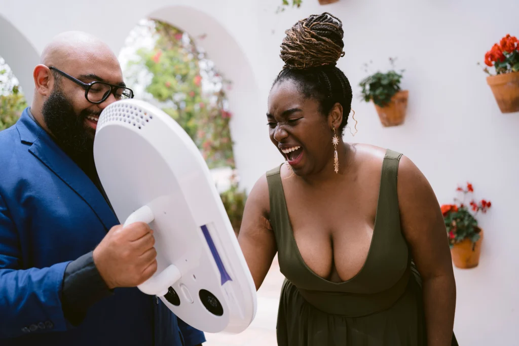 At Pose Perfect, we specialize in turning corporate events into branded, engaging, and memorable experiences. Whether you’re hosting a conference, holiday party, product launch, trade show, or employee appreciation event, our modern and interactive booth helps elevate your brand and entertain your guests — all at once.